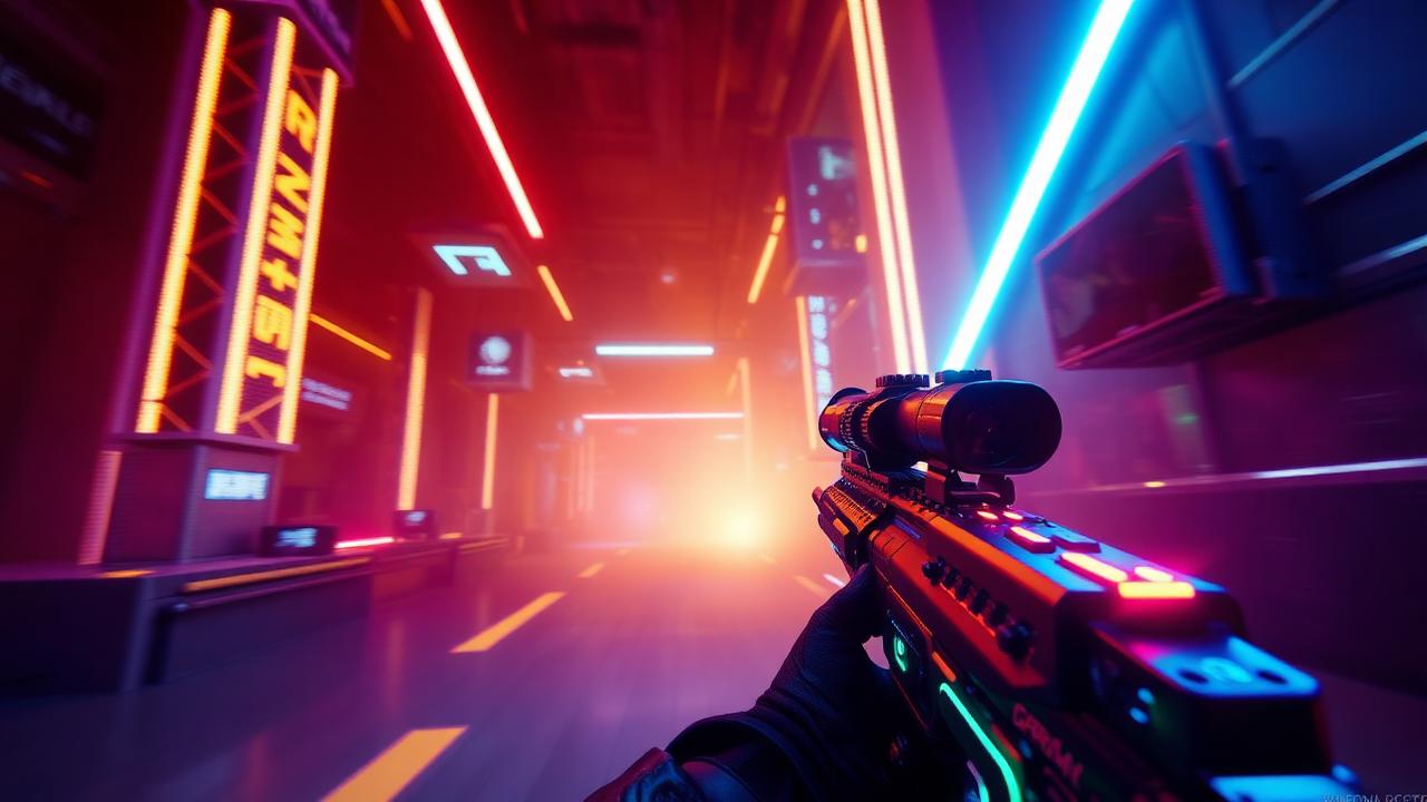 Cover of the project Neon Raid · FPS Montage
